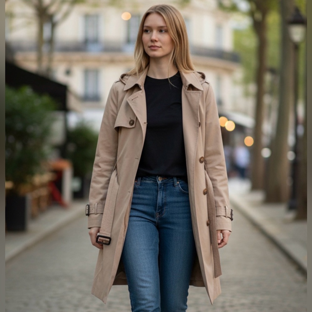 MICHAEL Michael Kors Beige Trench Coat